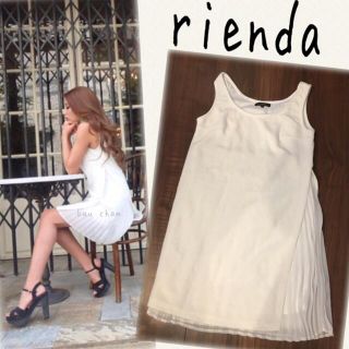 リエンダ(rienda)のrienda♡サイドプリーツ ワンピース(ミニワンピース)