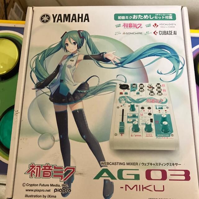 ヤマハ(ヤマハ)のYAMAHA/ヤマハ AG03-MIKU ウェブキャスティングミキサー 初音ミク 楽器のDTM/DAW(オーディオインターフェイス)の商品写真