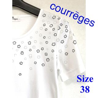 クレージュ(Courreges)のクレージュ　カットソー　Tシャツ 38 (カットソー(半袖/袖なし))