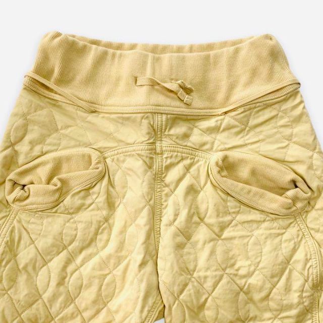 KAPITAL 綿ツイル×ワッフルキルティング サルエルヌーベルパンツ 超