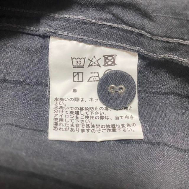 【日本製】gold 東洋エンタープライズリネン100% シャツジャケット M