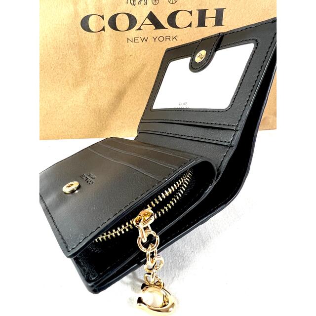 COACH(コーチ)のコーチ coach 二つ折財布クロスグレインレザーシグネチャーラウンドファスナー メンズのファッション小物(折り財布)の商品写真