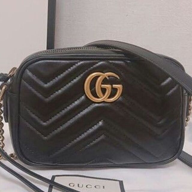 直営公式サイト 極美品!GUCCI グッチ GG マーモント ショルダーバッグ