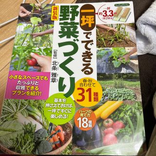 一坪でできる野菜づくり 春・秋合わせて３１種類 新装版(趣味/スポーツ/実用)