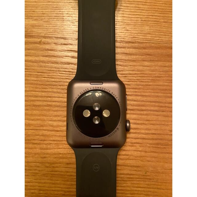 Apple Watch(アップルウォッチ)のうまごんさん　アップルウォッチシリーズ3 メンズの時計(腕時計(デジタル))の商品写真