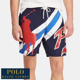 ポロラルフローレン(POLO RALPH LAUREN)の新品 正規 US Ｓ ポロ ラルフローレン ビッグポニー スイムショーツ 海パン(水着)