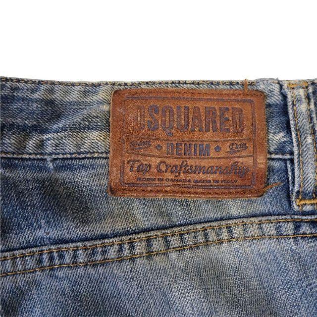 DSQUARED2(ディースクエアード)のDSQUARED2 サイズ46  デニム ダメージ クラッシュ加工 イタリア製 メンズのパンツ(デニム/ジーンズ)の商品写真