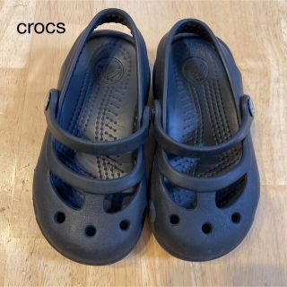 クロックス(crocs)のcrocs キッズ サンダル ブラック(サンダル)