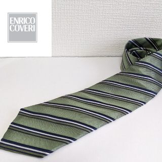 エンリココベリ(ENRICO COVERI)の●新品【ENRICO COVERI】紳士ネクタイ　高級シルクネクタイ　イタリア製(ネクタイ)