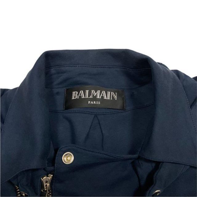 BALMAIN バルマン フード ライダースジャケット パーカー Mサイズ