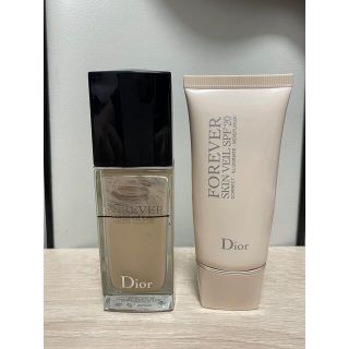 ディオール(Dior)のディオールスキン フォーエヴァー フルイド グロウ　0N／スキンヴェール　001(ファンデーション)