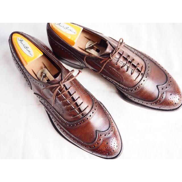 Allen Edmonds(アレンエドモンズ)の70s Frank Brothers shot wing tip 手書き メンズの靴/シューズ(ドレス/ビジネス)の商品写真