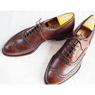 アレンエドモンズ(Allen Edmonds)の70s Frank Brothers shot wing tip 手書き(ドレス/ビジネス)