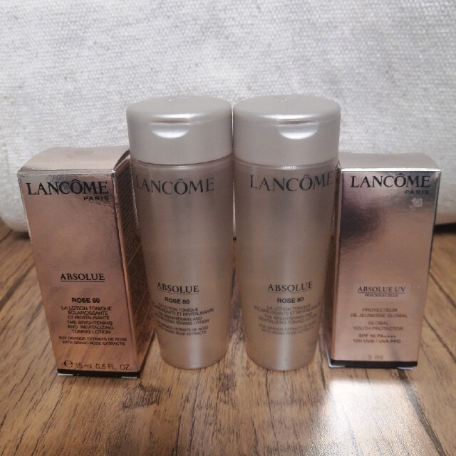 LANCOME(ランコム)のランコム　　アプソリュサンプルセット3種類 コスメ/美容のキット/セット(サンプル/トライアルキット)の商品写真