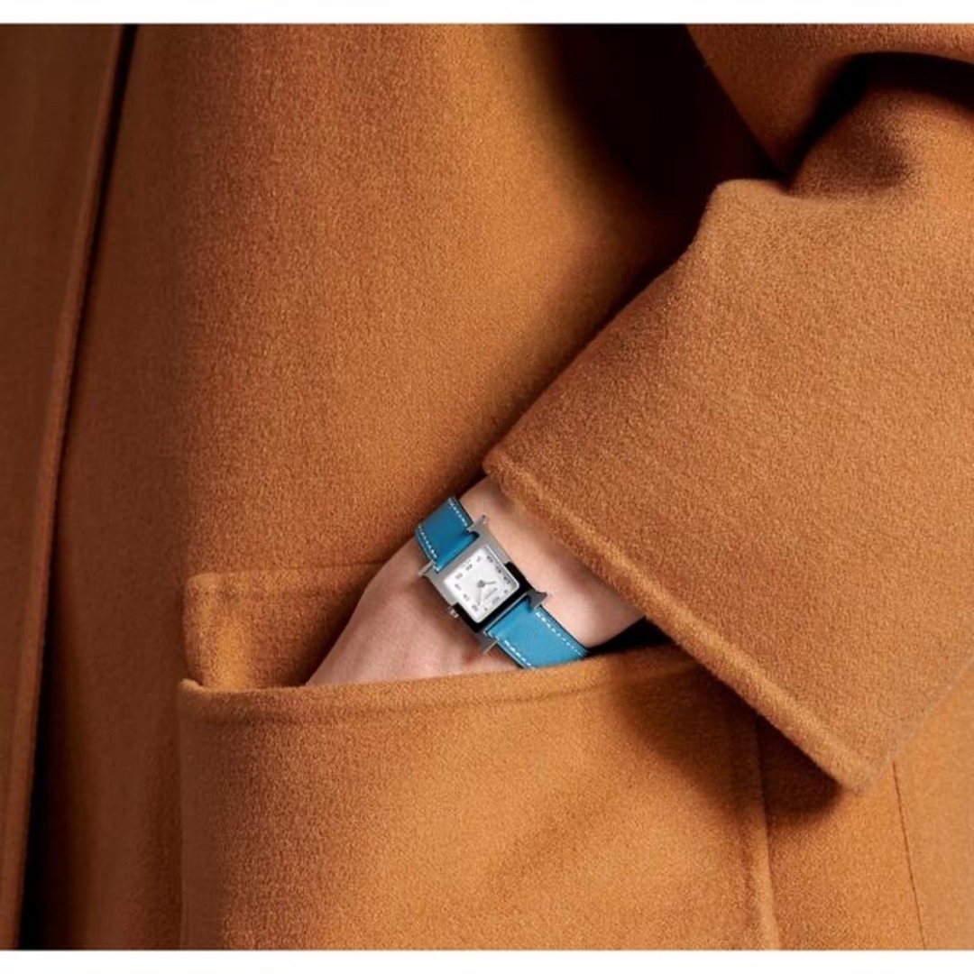 HERMES - エルメス新品未使用腕時計 《Hウォッチ》 21×21 mmの