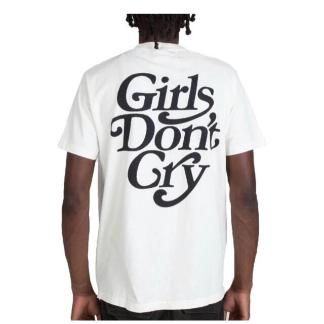 GIRLS DON'T CRY LOGO T-SHIRT CREAM XLサイズ