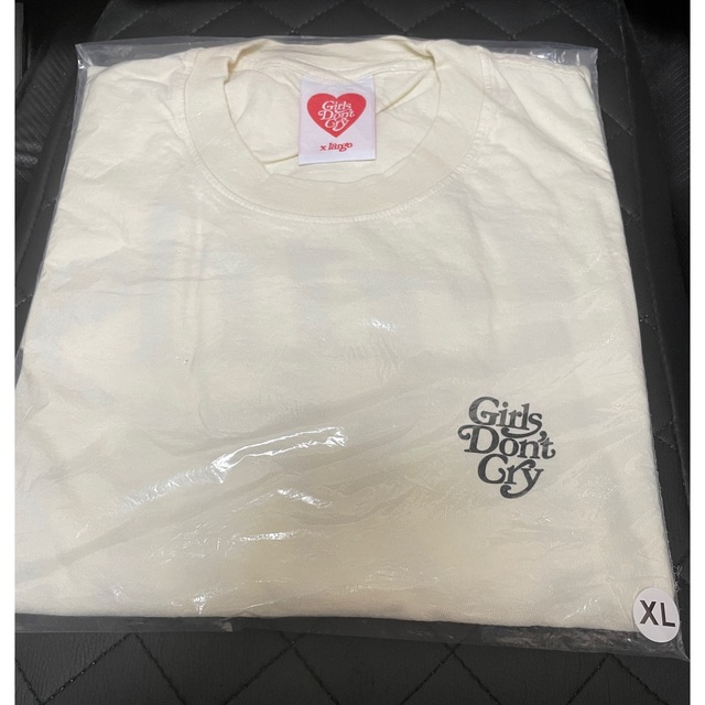 GIRLS DON'T CRY LOGO T-SHIRT CREAM XLサイズ