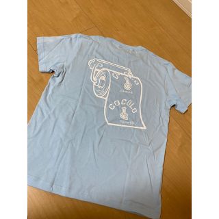 ココロブランド(COCOLOBLAND)の値下げ新品★COCOLO BRAND 水色Tシャツ(Tシャツ(半袖/袖なし))