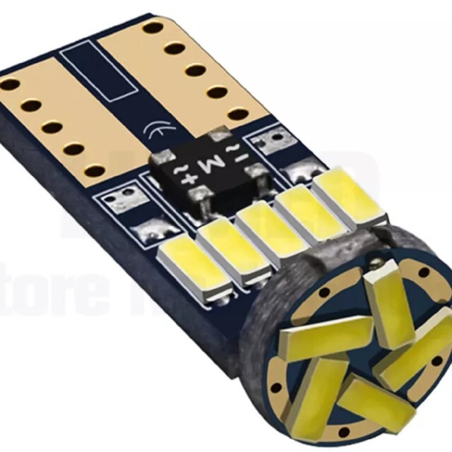 T10 LED ホワイト 4014 15SMD 480lm 12V (2個) 自動車/バイクの自動車(汎用パーツ)の商品写真