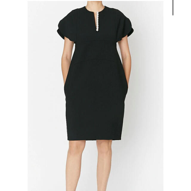 安い BARNEYS NEW YORK - yoko chan パールワンピース 黒 36