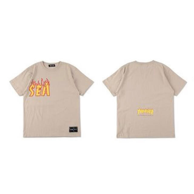 WIND AND SEA × THRASHER Tシャツ　ベージュ　Mサイズ 2