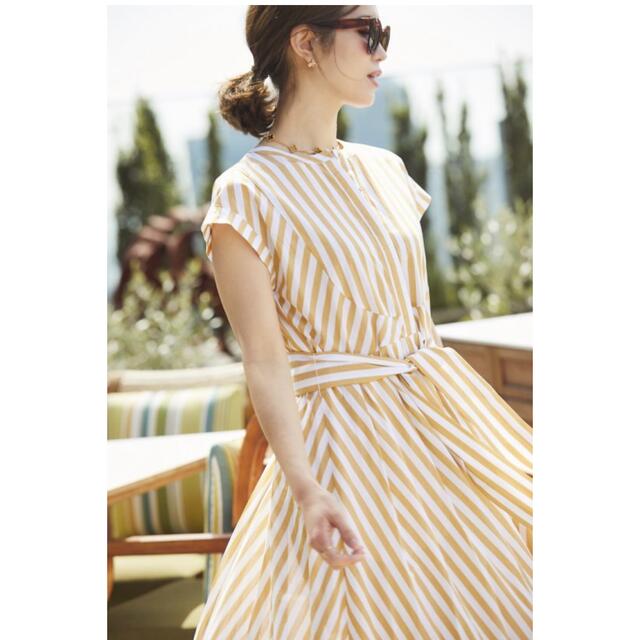 SEVENTEN ストライプシャツドレス セブンテン ワンピース レディースのワンピース(ロングワンピース/マキシワンピース)の商品写真