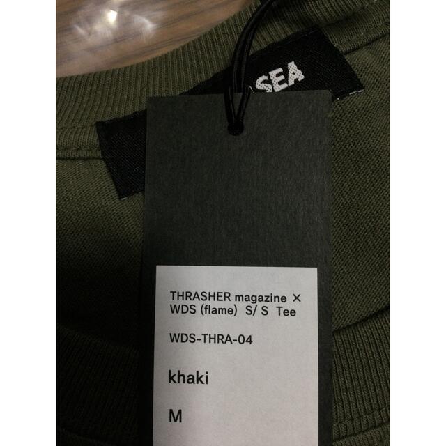WIND AND SEA × THRASHER Tシャツ カーキ Mサイズ | hospitaldeyumbo