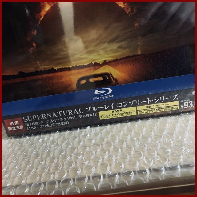 宅配便送料無料 【初回限定生産】 SUPERNATURALブルーレイ+