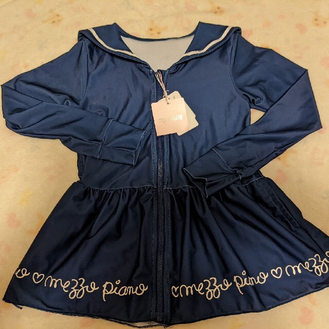 ポイント2倍 【新品】mezzo piano スイムウェア ラッシュガード