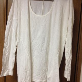 スライラング(SLY LANG)の白トップス★(Tシャツ(長袖/七分))