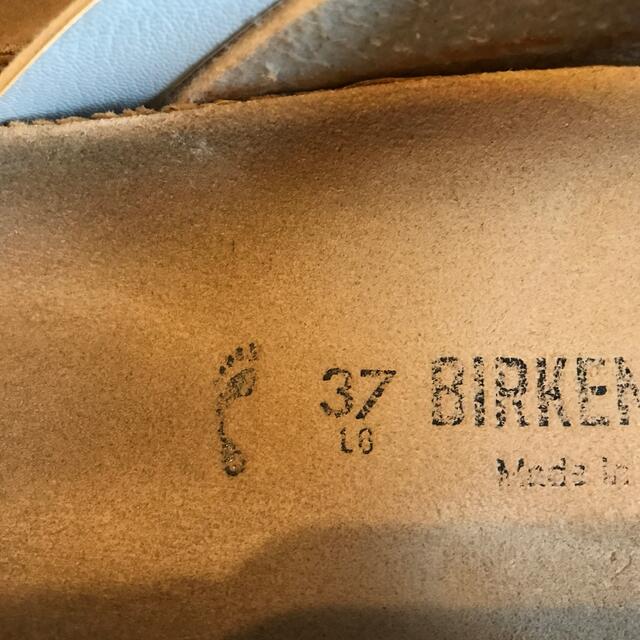 BIRKENSTOCK(ビルケンシュトック)のお値下げ！ビルケン　サンダル　ラムゼス白　37 メンズの靴/シューズ(サンダル)の商品写真