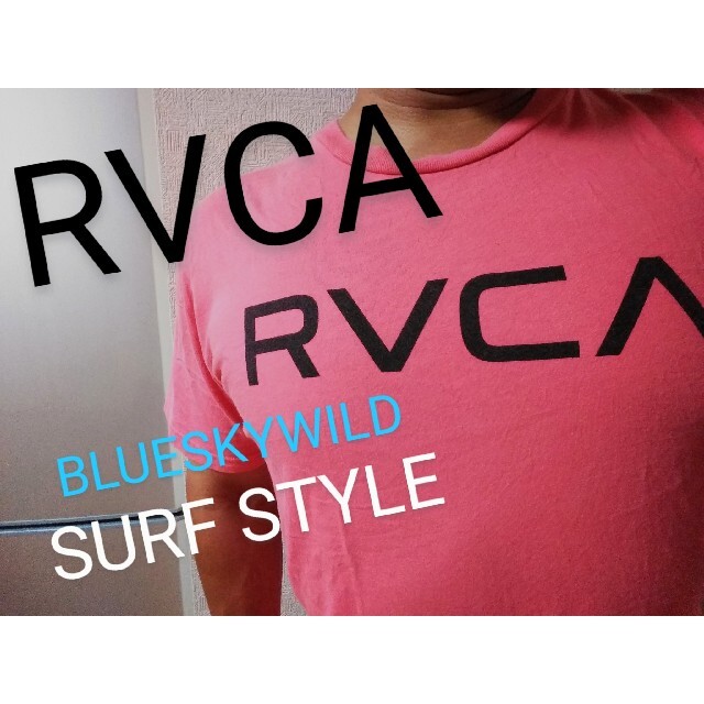 RVUA VA VINTAGE PINK 気分はローカルサーファールーカTシャツ メンズのトップス(Tシャツ/カットソー(半袖/袖なし))の商品写真