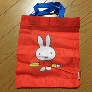 ガチャ ミッフィー miffy エコバッグ えんぴつ(キャラクターグッズ)