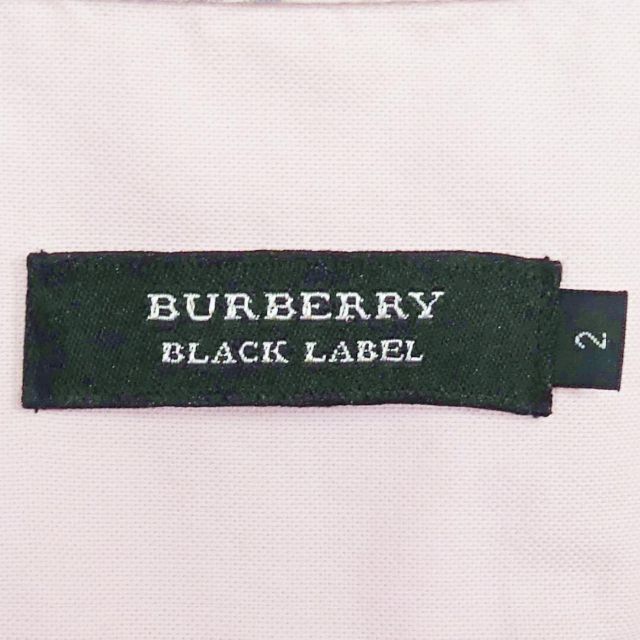 BURBERRY BLACK LABEL - 廃盤 バーバリー シャツ M 古着 メンズ 半袖 Y