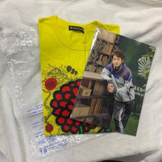 アラシ(嵐)の24時間　チャリＴシャツ（L）　+  オマケ！(アイドルグッズ)