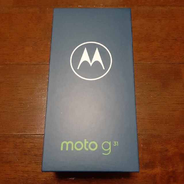 モトローラ moto g31 simフリー　ベイビーブルー