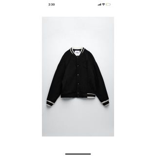 ザラ(ZARA)のADERERRORウールブレンドボンバージャケット(スタジャン)