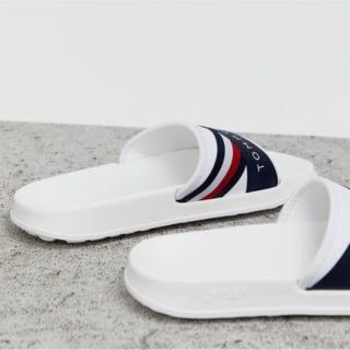 トミーヒルフィガー(TOMMY HILFIGER)のTommy サンダル　白　Mサイズ Lサイズ　トミー(サンダル)