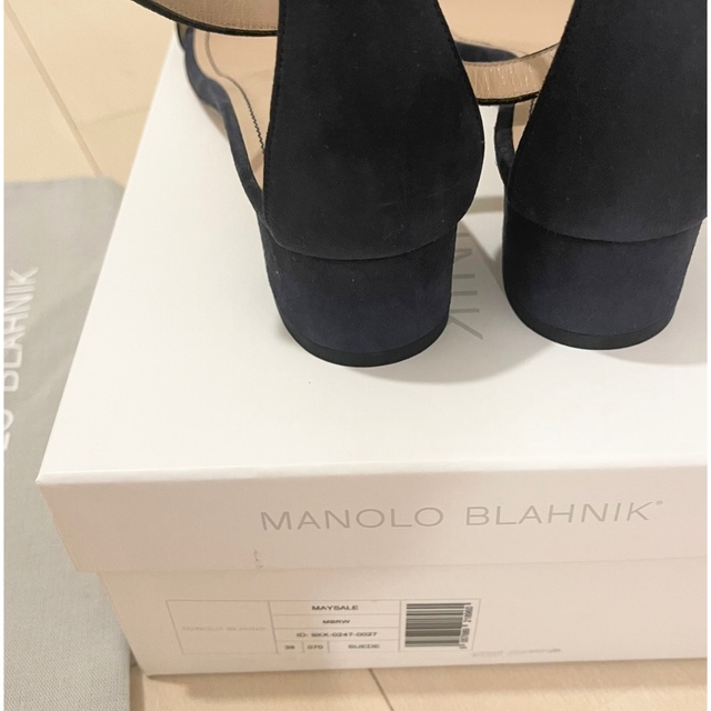 MANOLO BLAHNIK(マノロブラニク)のマノロブラニクCHAFLAHI 37.5 24.5cm 新品未使用 レディースの靴/シューズ(サンダル)の商品写真