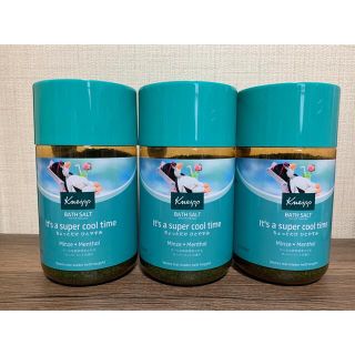 クナイプ(Kneipp)の【新品】クナイプ バスソルト スーパーミント 3個セット(入浴剤/バスソルト)