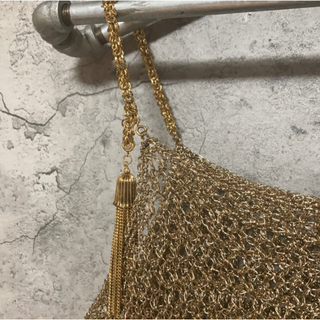 メタル ニット ゴールド 金色 金属 和紙(キャミソール)