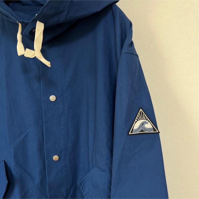 ☆新品☆JIL SANDER+オーガニックコットンモッズコート 44ブルー