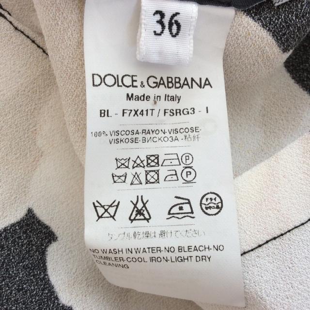 DOLCE&GABBANA(ドルチェアンドガッバーナ)のドルチェアンドガッバーナ カットソー 36 S レディースのトップス(カットソー(長袖/七分))の商品写真