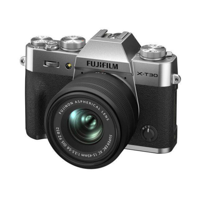 新品、本物、当店在庫だから安心】 富士フイルム シルバー XC15-45mmレンズキット II X-T30 FUJIFILM ミラーレス一眼 