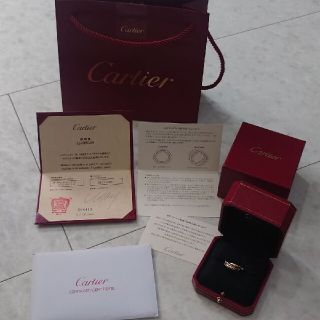 カルティエ(Cartier)の【美品】カルティエ　トリニティ　3連リング　54(リング(指輪))