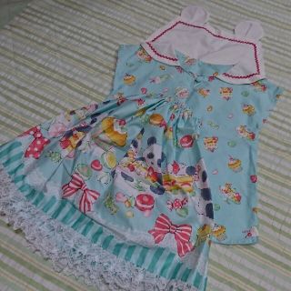 未使用 ハンドメイド セットアップ 120(ワンピース)