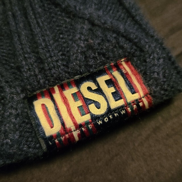 DIESEL(ディーゼル)のDIESEL　ニットキャップ　ニット帽　ビーニーキャップ メンズの帽子(ニット帽/ビーニー)の商品写真