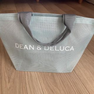 ディーンアンドデルーカ(DEAN & DELUCA)の新DELUCA＆DELUCA メッシュトートバッグ ミントブルー Sサイズ (トートバッグ)