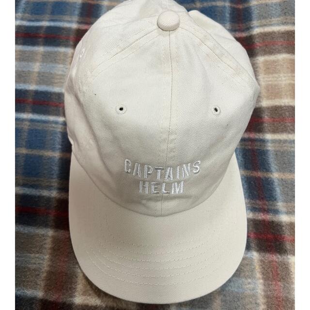 キャプテンズヘルム キャップ ライトベージュ メンズの帽子(キャップ)の商品写真