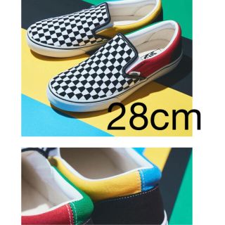 VANS マルチカラー　スリッポン　ビリーズ限定　28cm